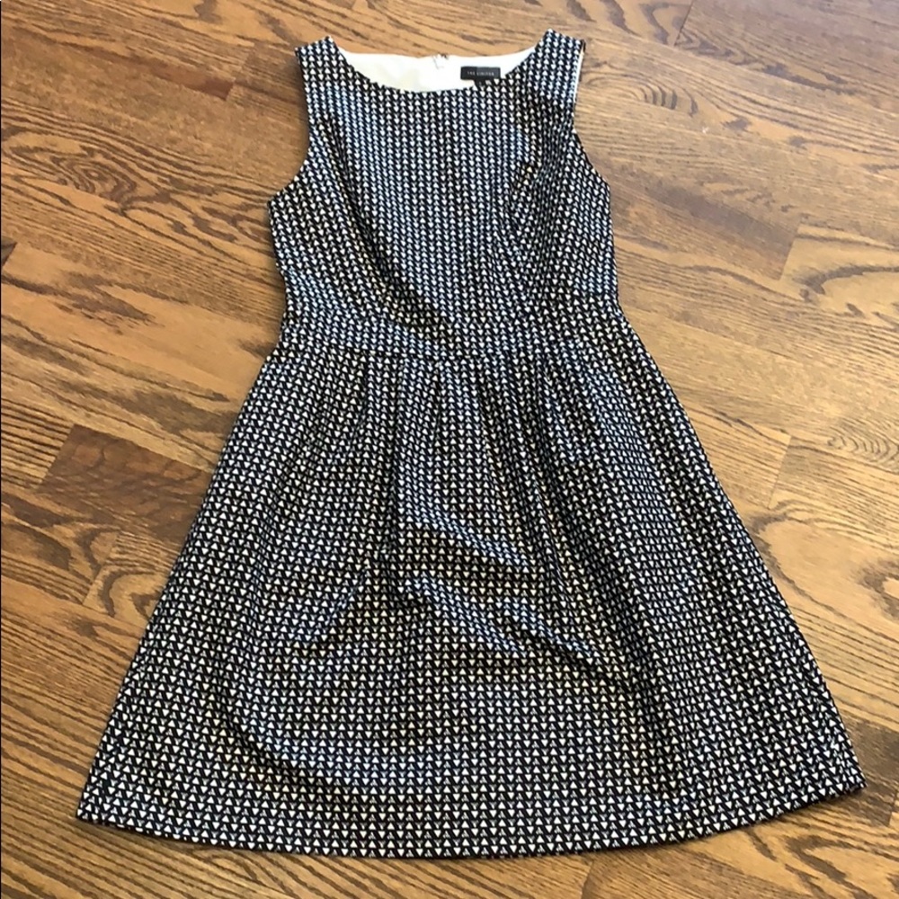 NWOT The Limited Black and White Dress; Size 4